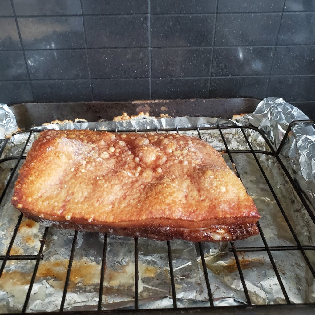 Salt crusted pork belly Why Is The Fat Man Hungry