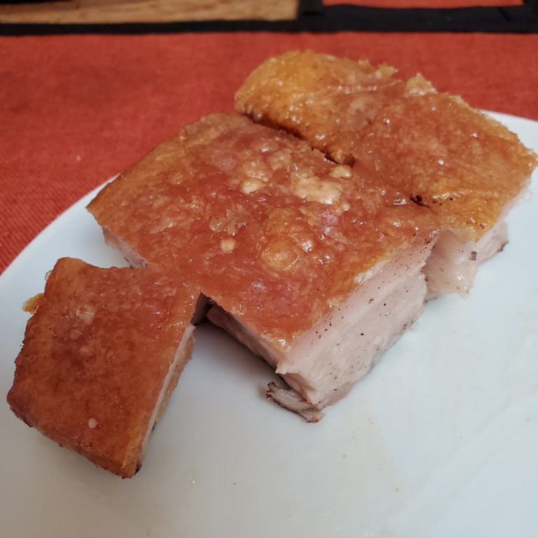 Salt crusted pork belly Why Is The Fat Man Hungry